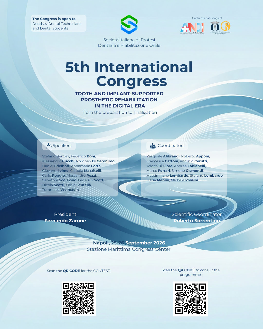 5th SIPRO International Congress, Naples, September 25–26, 2026
