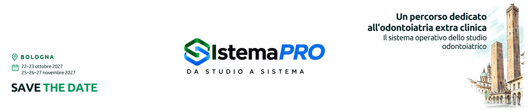 SistemaPRO 2027 – Save the Date Bologna